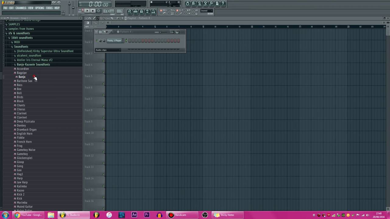 how to put soundfonts in fl studio